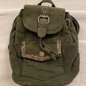 Mini Corduroy Backpack